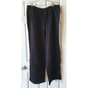 ROAMAN'S WOMEN PLUS SIZE SOFT KNIT BLACK STRAIGHT LEG PANTS SIZE 22/24 1X NWT